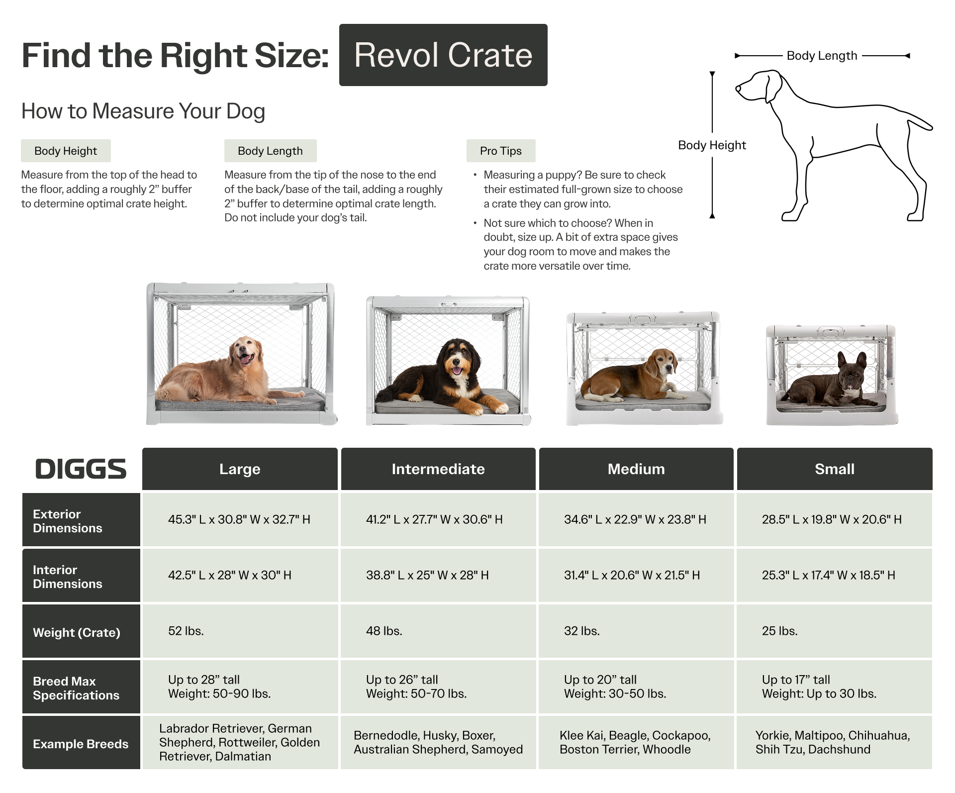 Dog Cage Border Collie Kennel Size Revol Premium Collapsible Dog