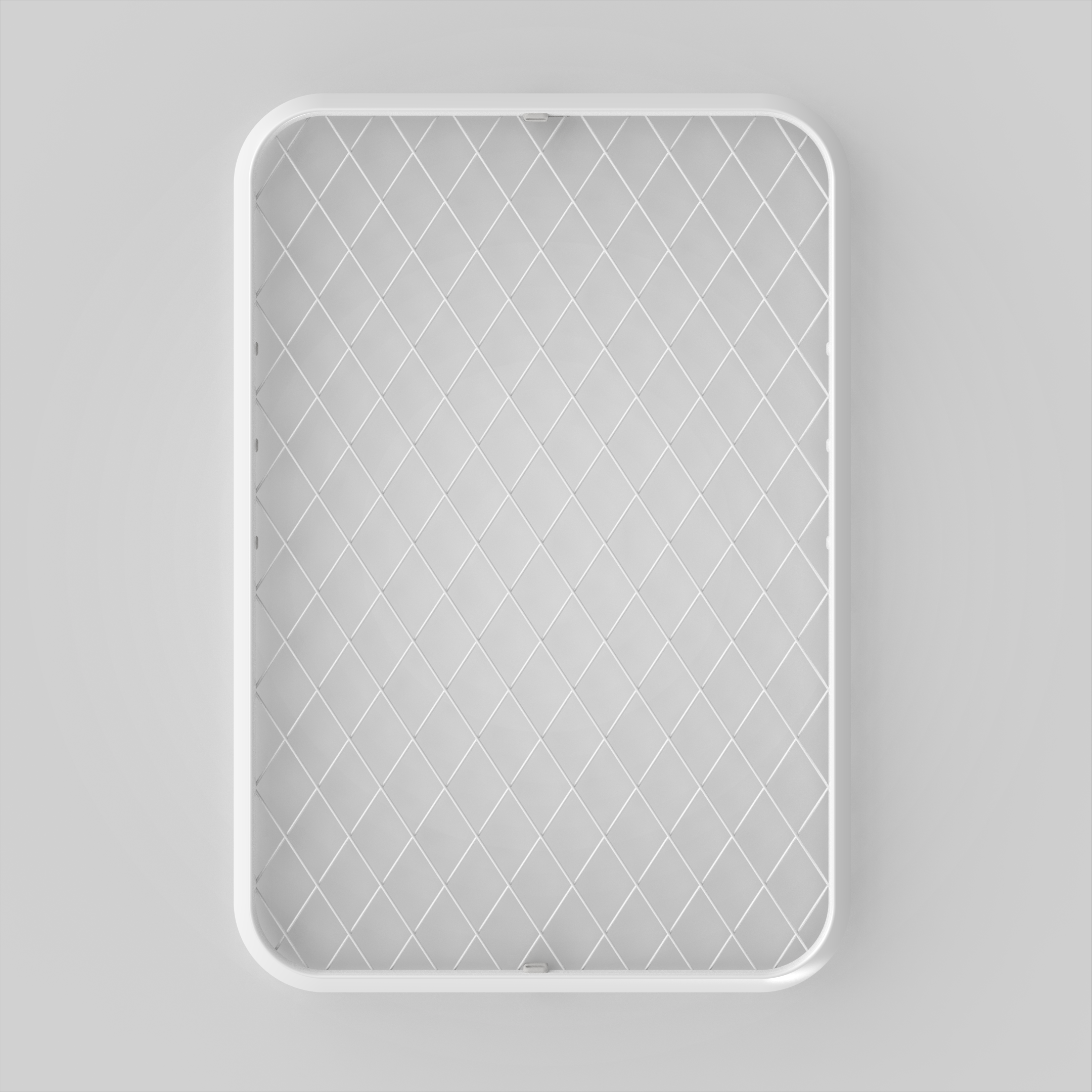 Overhead view of Evolv Dog Crate spare side panel on white background